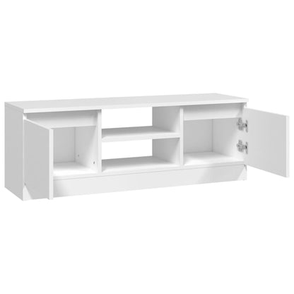 TV Stand with White Door 102x30x36 cm