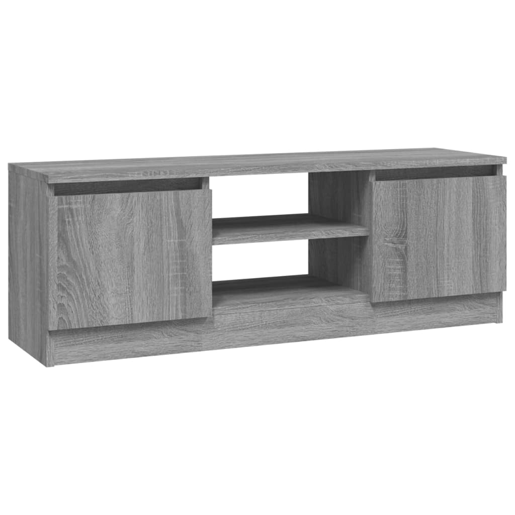 TV Stand with Sonoma Gray Door 102x30x36 cm