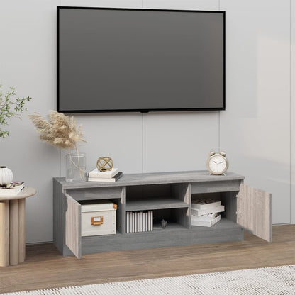 TV Stand with Sonoma Gray Door 102x30x36 cm