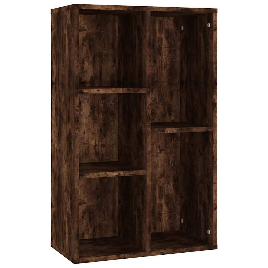 Libreria/Credenza Rovere Fumo 50x25x80 cm in Legno Multistrato | homemem39