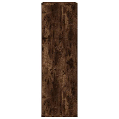 Libreria/Credenza Rovere Fumo 50x25x80 cm in Legno Multistrato | homemem39