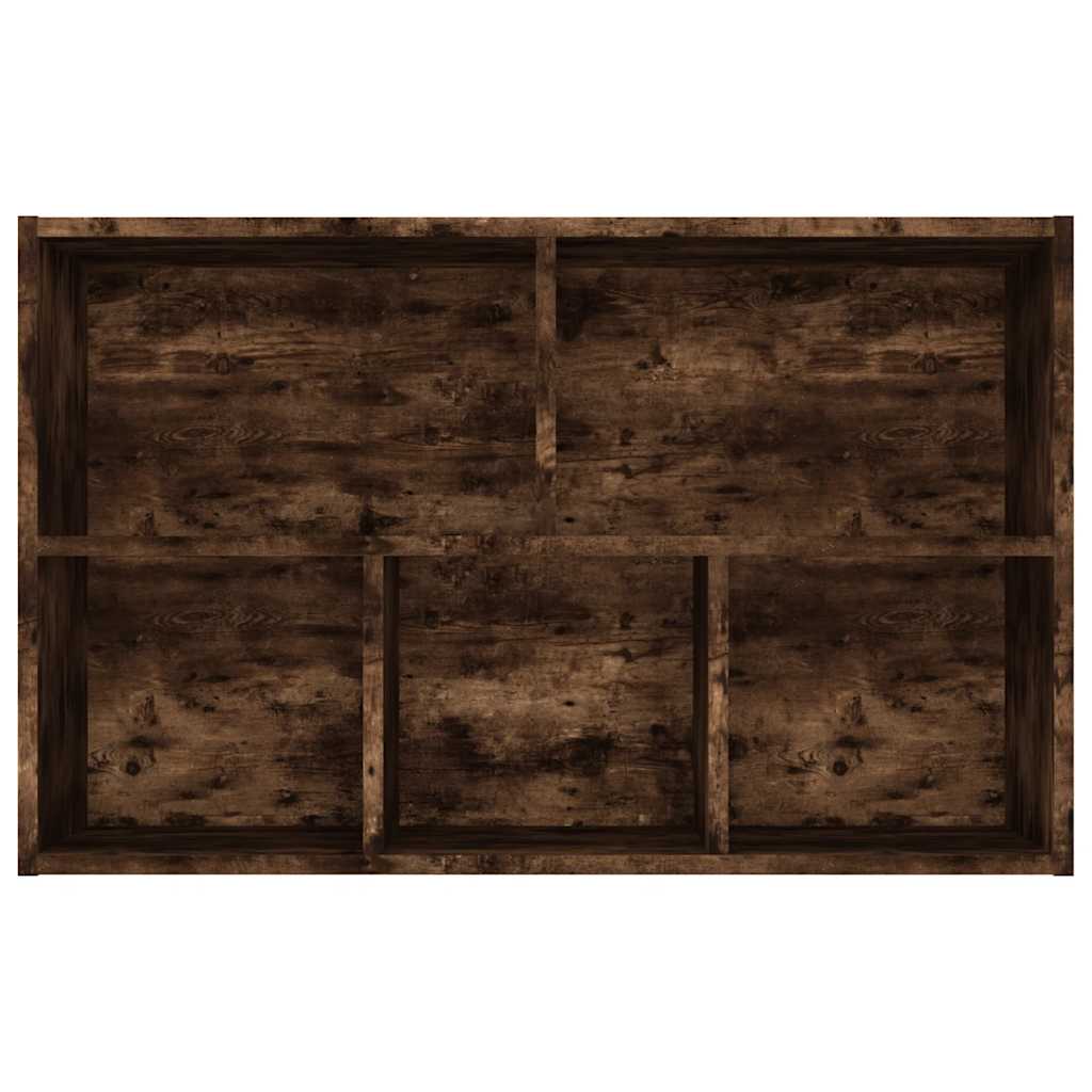 Libreria/Credenza Rovere Fumo 50x25x80 cm in Legno Multistrato | homemem39