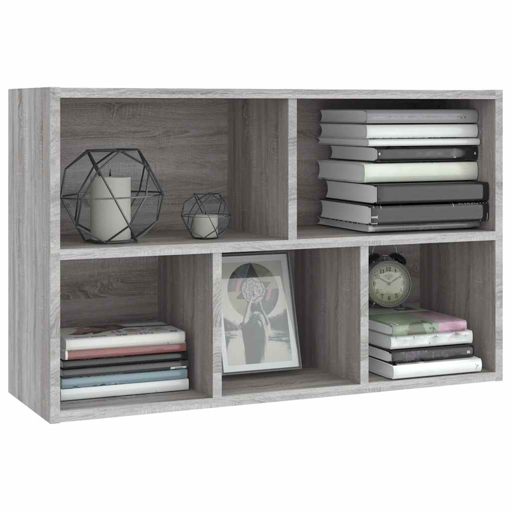 Libreria/Credenza Grigio Sonoma 50x25x80 cm Legno Multistrato | homemem39