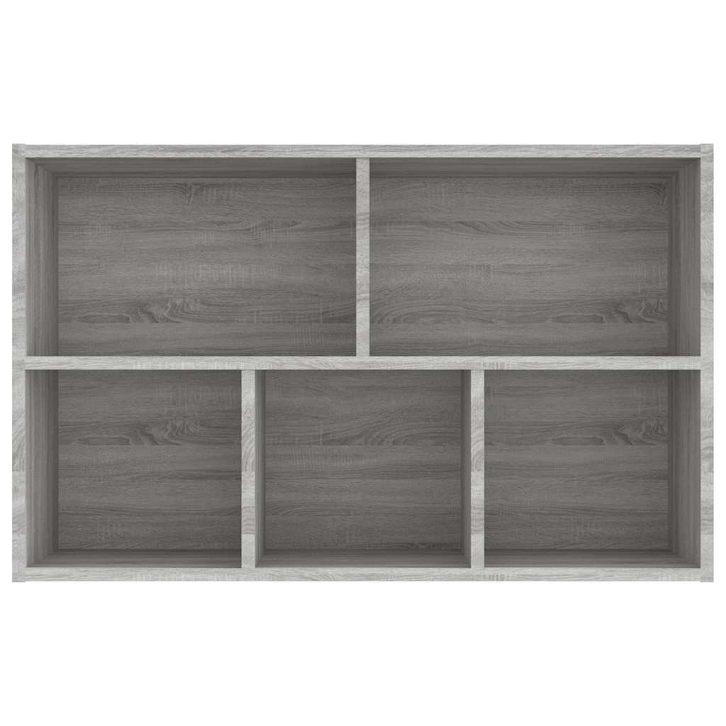 Libreria/Credenza Grigio Sonoma 50x25x80 cm Legno Multistrato