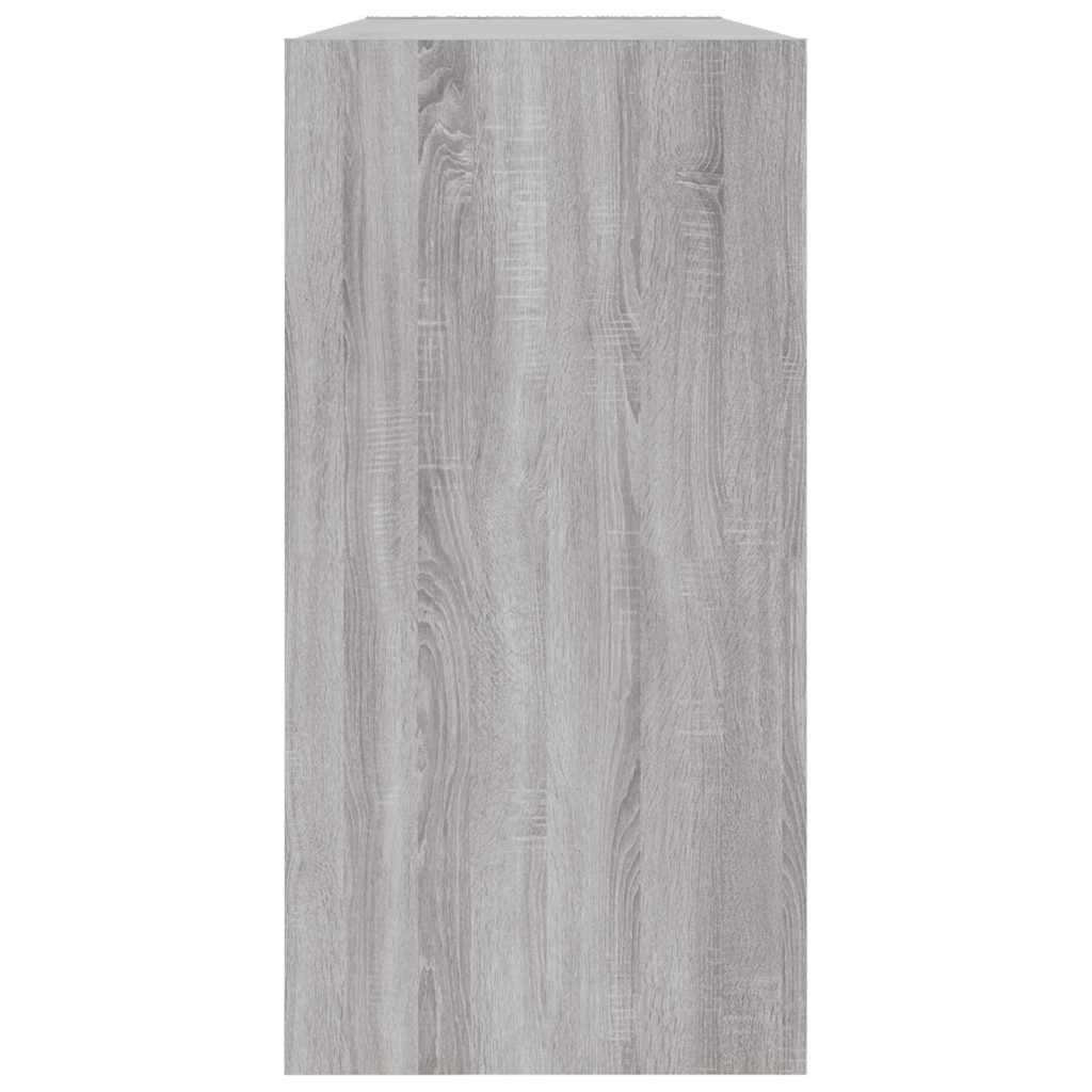 Libreria/Credenza Grigio Sonoma 50x25x80 cm Legno Multistrato