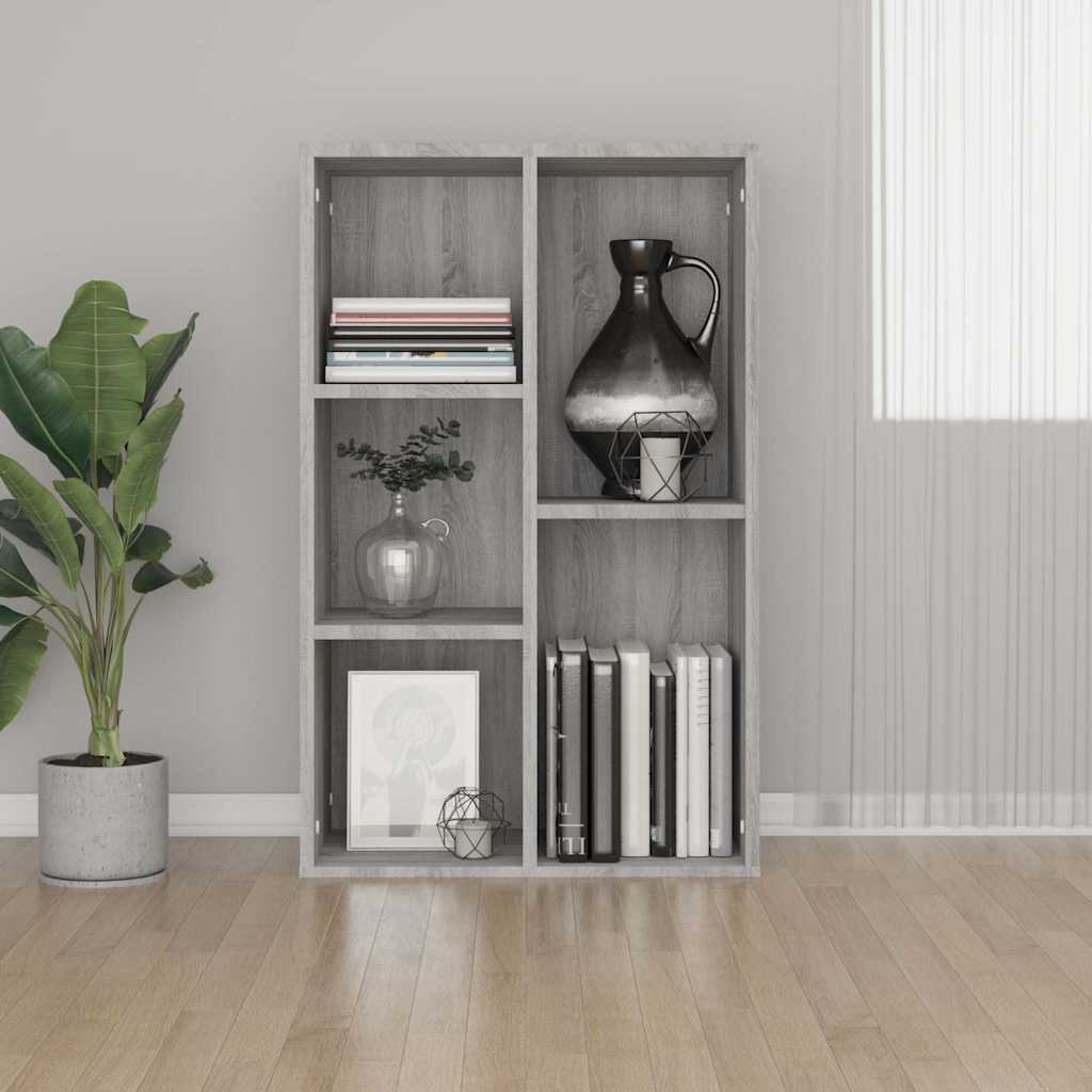 Libreria/Credenza Grigio Sonoma 50x25x80 cm Legno Multistrato | homemem39