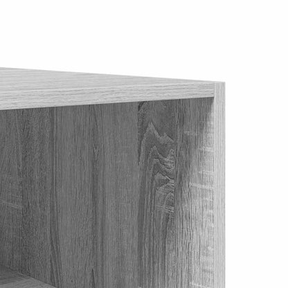 Armadio Grigio Sonoma 100x50x200 cm in Legno Multistrato