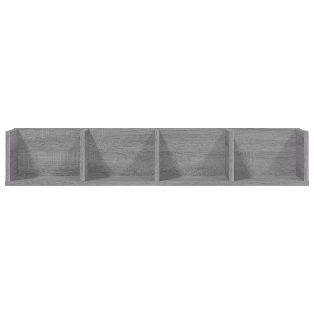 Mensola a Muro CD Grigio Sonoma 100x18x18 cm Legno Multistrato