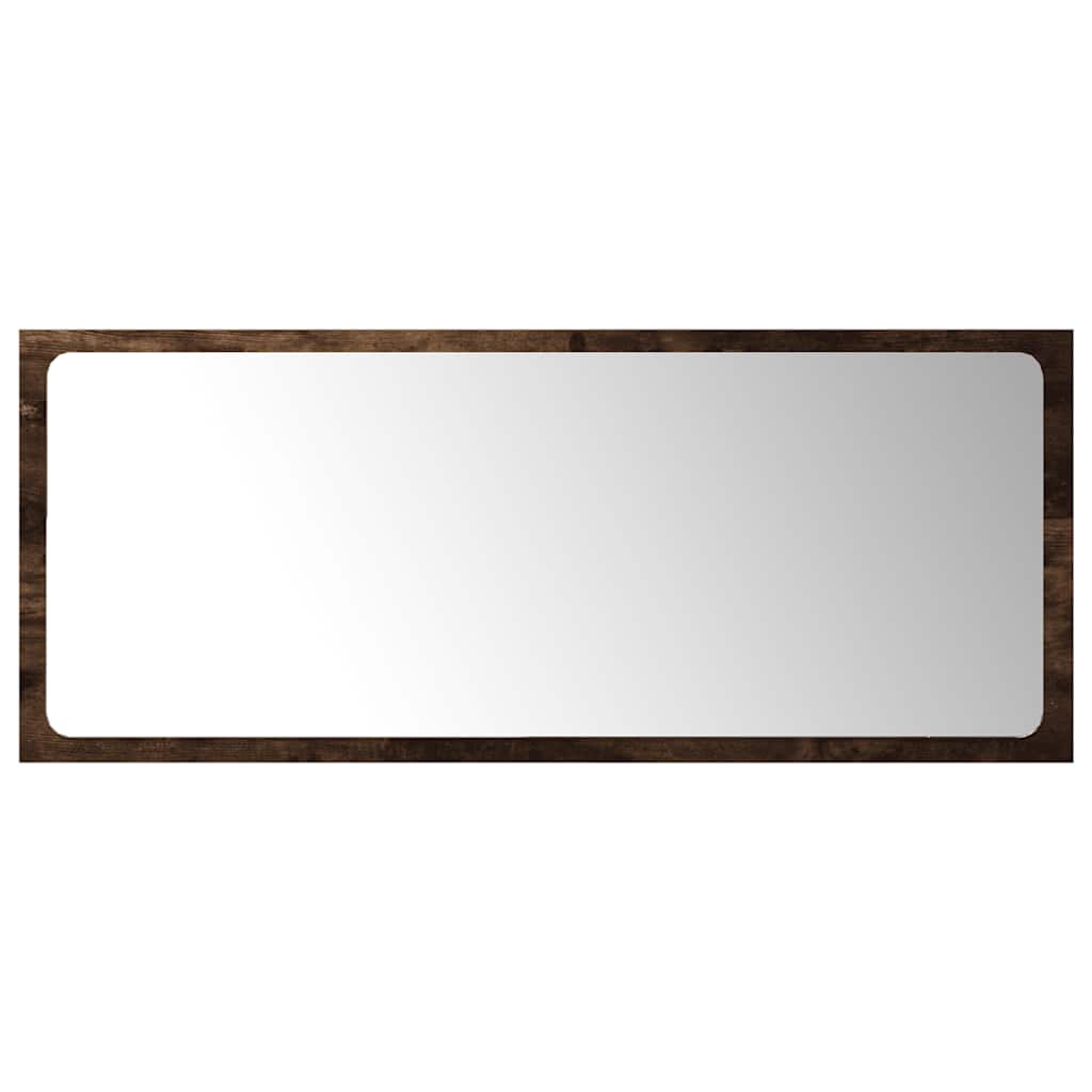Set Mobili da Bagno 2 pz Rovere Fumo in Legno Multistrato | homemem39