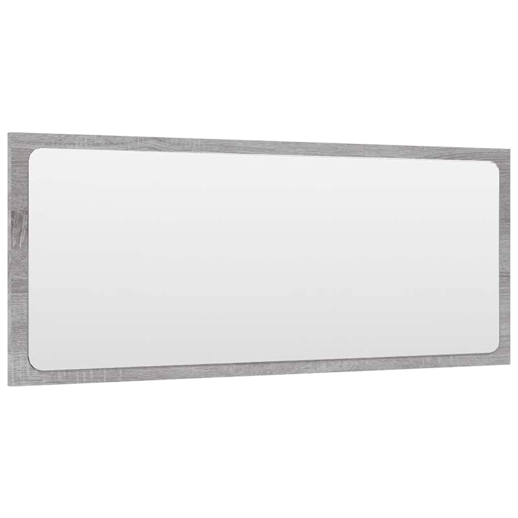 Set Mobili da Bagno 2 pz Grigio Sonoma in Legno Multistrato | homemem39