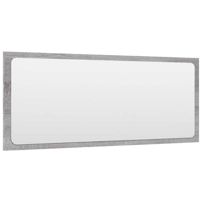 Set Mobili da Bagno 2 pz Grigio Sonoma in Legno Multistrato | homemem39