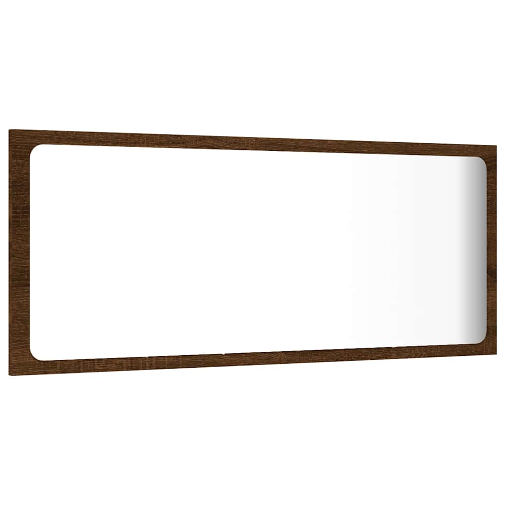 Set Mobili da Bagno 2 pz Rovere Marrone in Legno Multistrato | homemem39