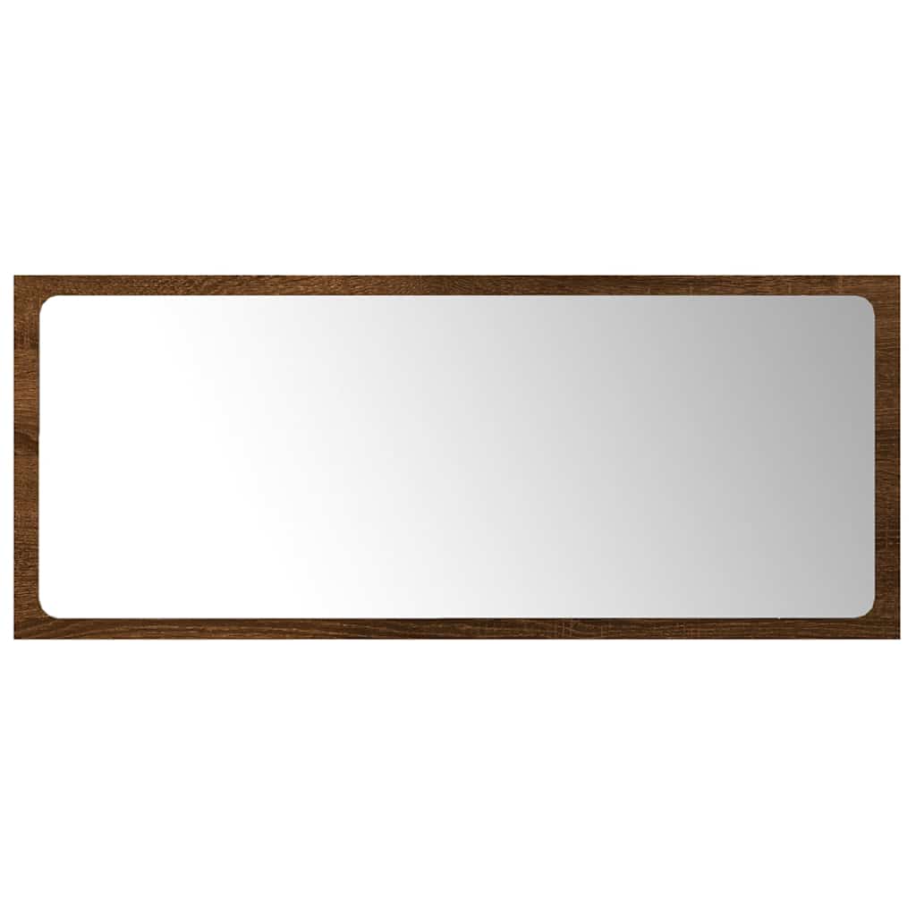 Set Mobili da Bagno 2 pz Rovere Marrone in Legno Multistrato | homemem39