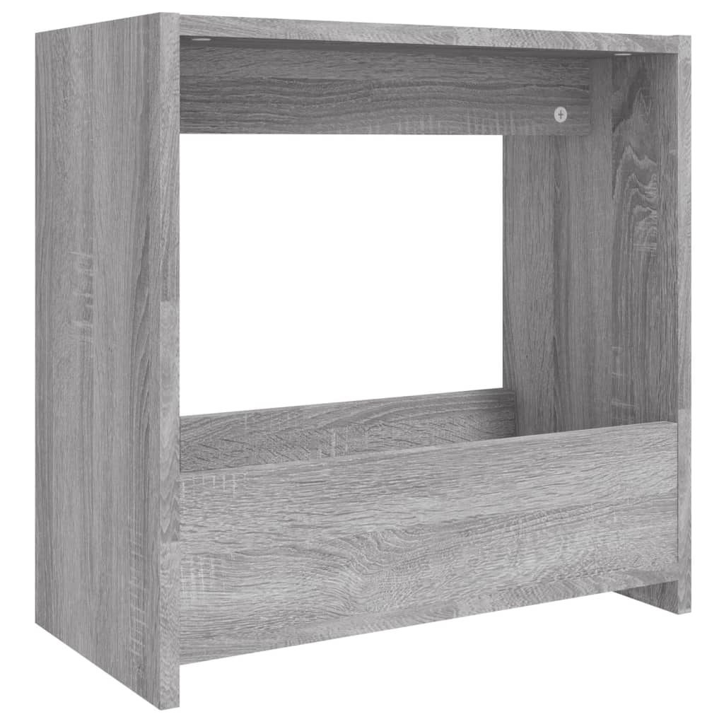 Tavolino Grigio Sonoma 50x26x50 cm in Legno Multistrato - homemem39