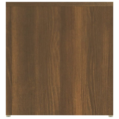 Tavolino Rovere Marrone 59x36x38 cm in Legno Multistrato | homemem39