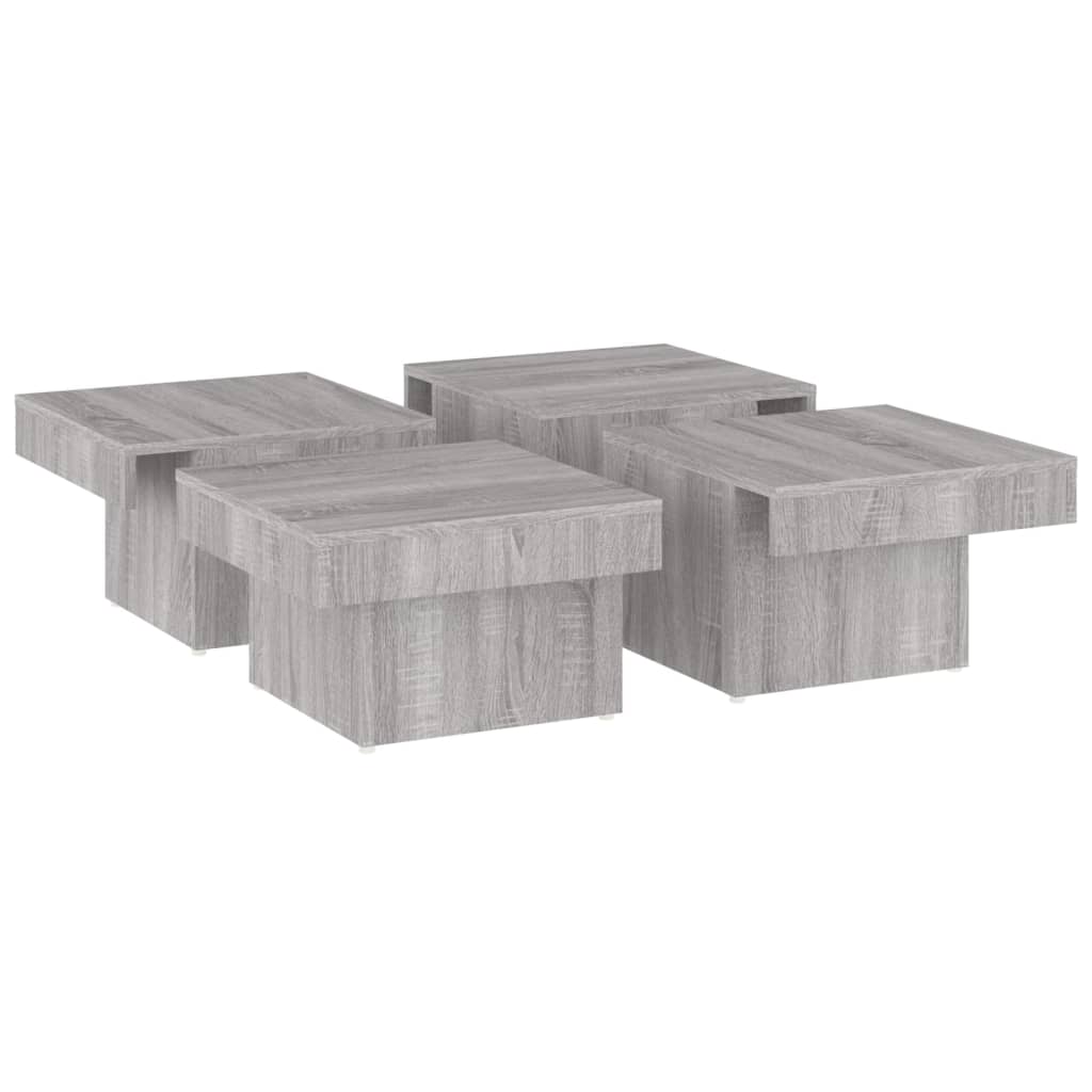 Tavolino da Salotto 90x90x28 cm legno multistrato