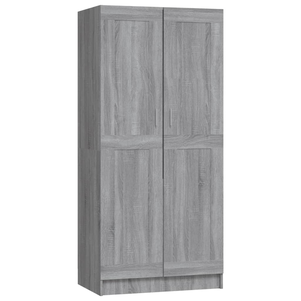 Armadio Grigio Sonoma 82,5x51,5x180 cm in Legno Multistrato - homemem39
