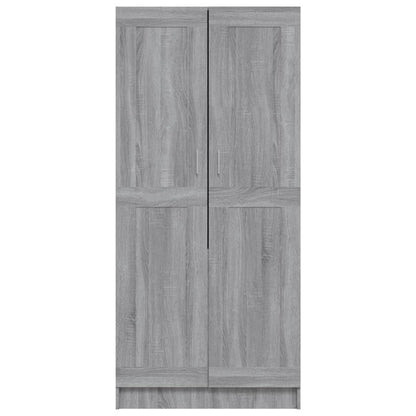 Armadio Grigio Sonoma 82,5x51,5x180 cm in Legno Multistrato - homemem39