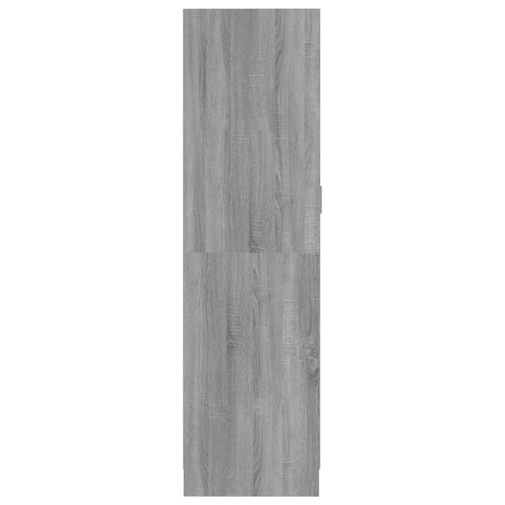 Armadio Grigio Sonoma 82,5x51,5x180 cm in Legno Multistrato - homemem39