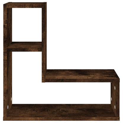 Mensole da Parete 2pz Rovere Fumo 50x15x50 cm Legno Multistrato | homemem39