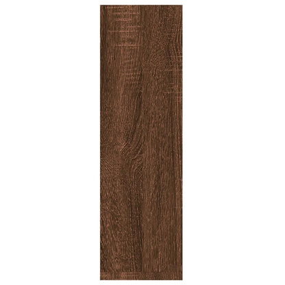 Mensole Parete 2pz Rovere Marrone 50x15x50 cm Legno Multistrato