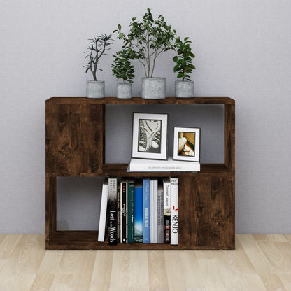 Libreria/Divisorio Rovere Fumo 80x24x63 cm | homemem39