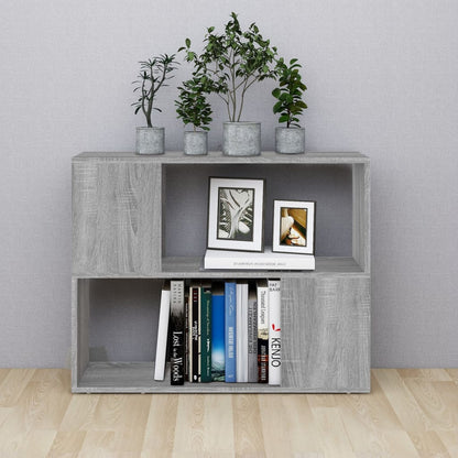 Libreria/Divisorio Grigio Sonoma 80x24x63 cm | homemem39