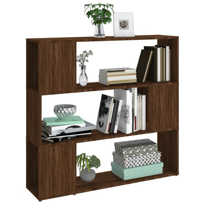 Libreria/Divisorio Rovere Marrone 100x24x94 cm