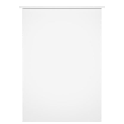 Scrivania Bianca 100x55x75 cm in Legno Multistrato - homemem39
