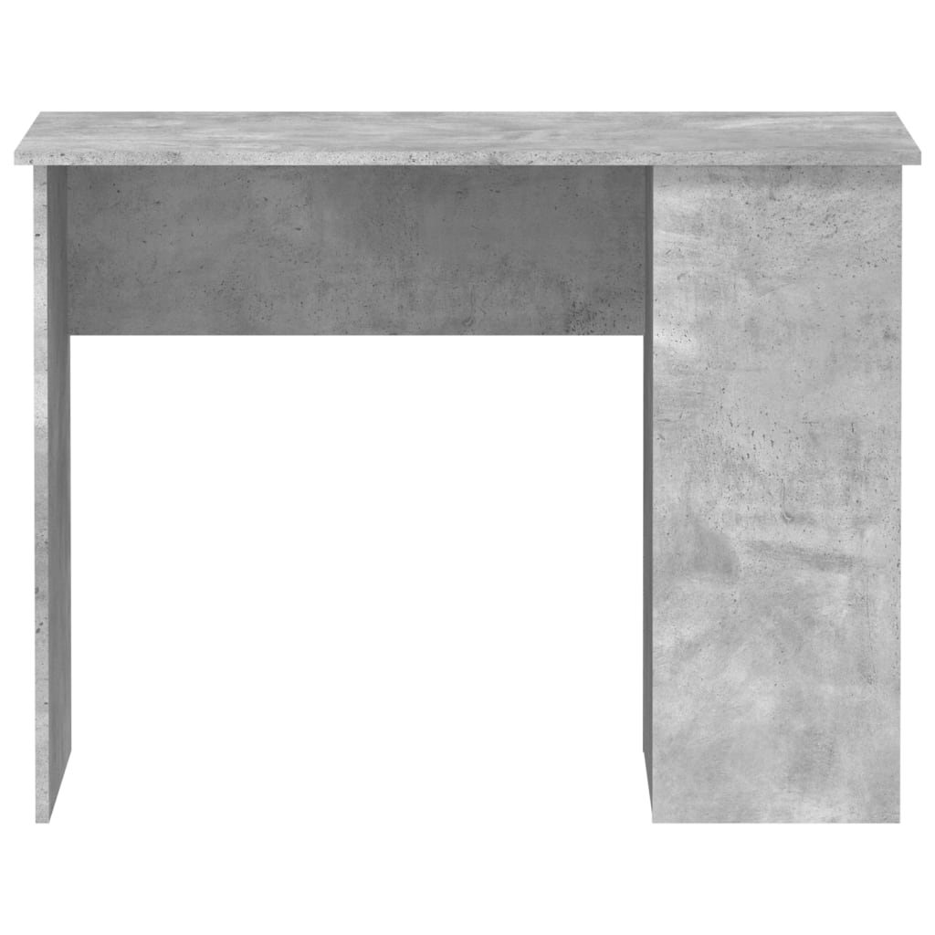 Scrivania Grigio Cemento 100x55x75 cm in Legno Multistrato