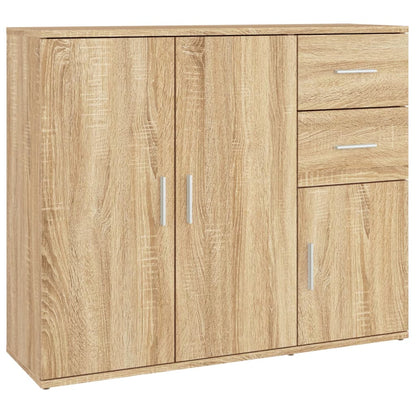 Credenza Rovere Sonoma 91x29,5x75 cm Legno ingegnerizzato