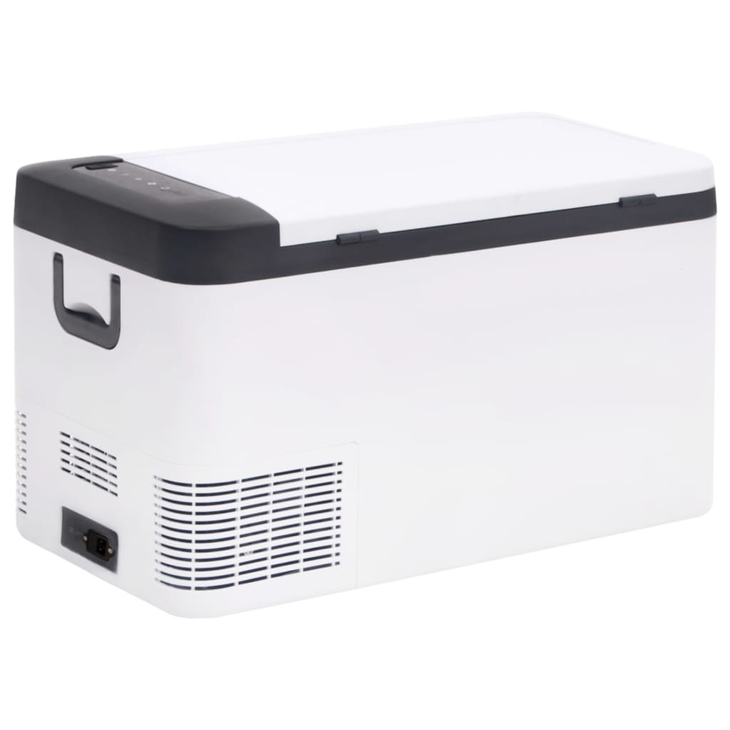 Borsa Frigo con Manico e Adattatore Nera e Bianca 18 L PP e PE | homemem39