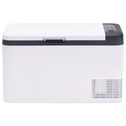 Borsa Frigo con Manico e Adattatore Nera e Bianca 18 L PP e PE | homemem39