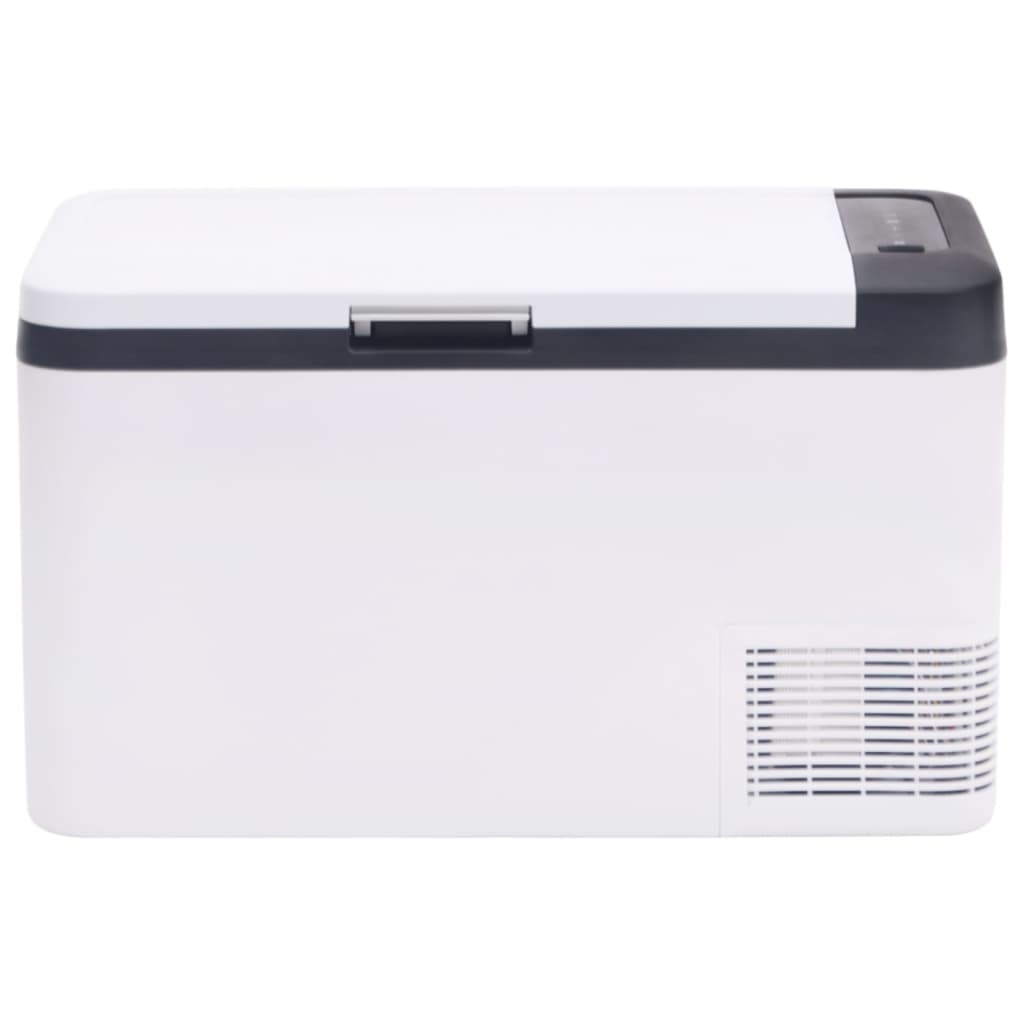 Borsa Frigo con Manico e Adattatore Nera e Bianca 25 L PP e PE | homemem39