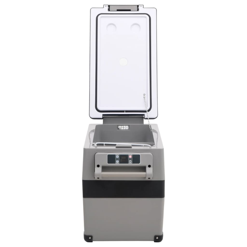 Borsa Frigo con Manico e Adattatore Nera e Bianca 35 L PP e PE | homemem39