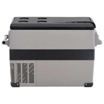 Borsa Frigo con Manico e Adattatore Nera e Bianca 35 L PP e PE | homemem39