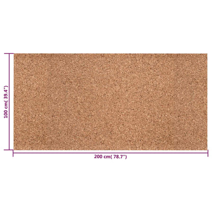 Rotolo di sughero Marrone 100 x 200 x 0,5 cm Sughero