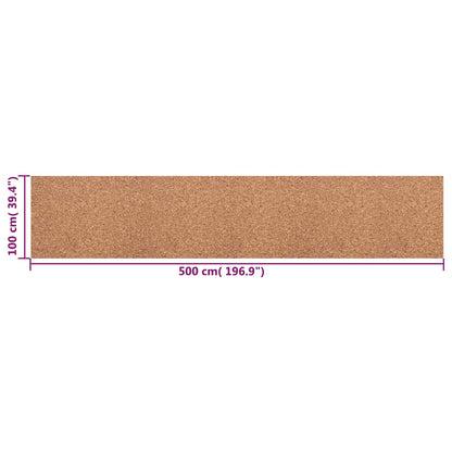 Rotolo di sughero Marrone 100 x 500 x 0,5 cm Sughero