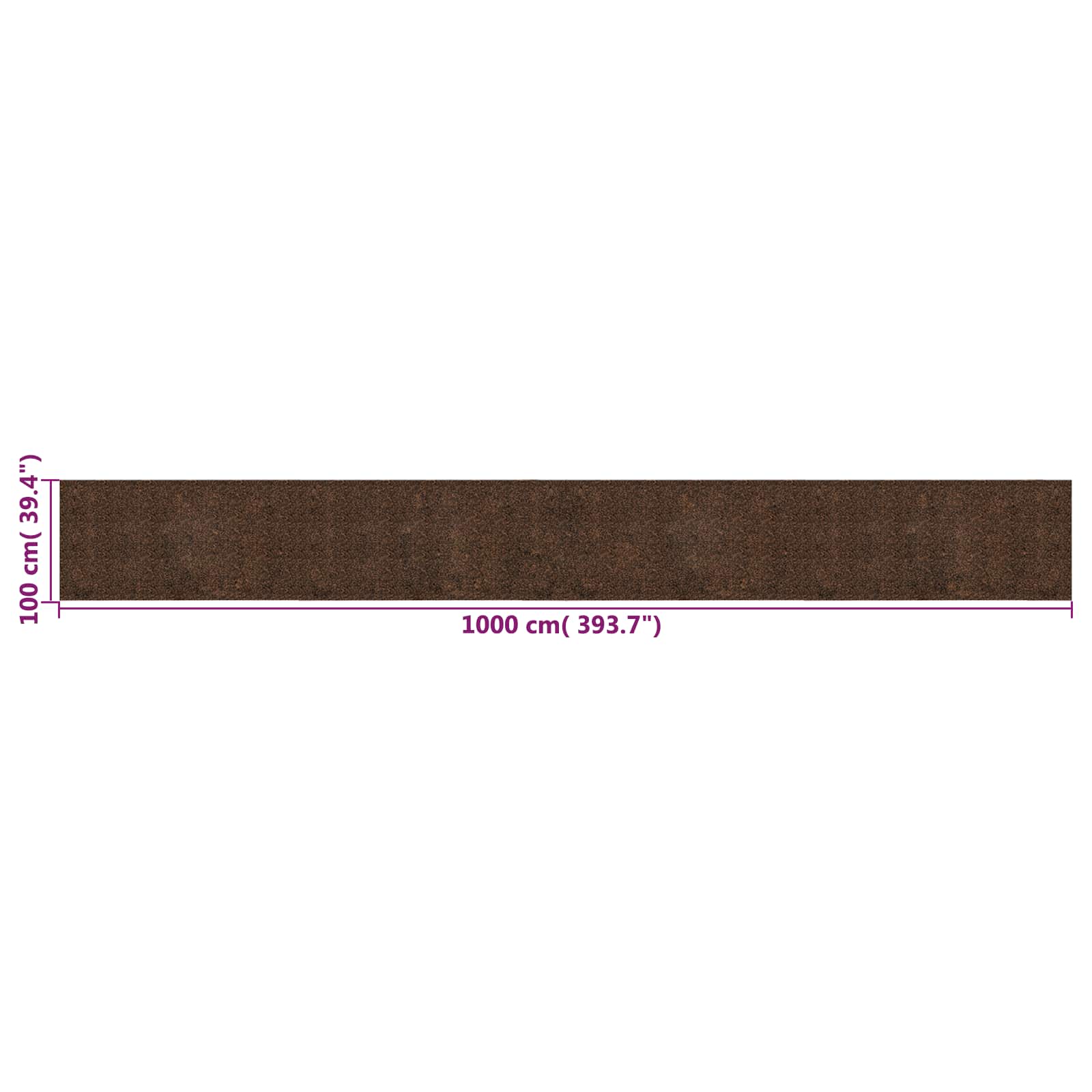 Rullo di Sughero Marrone 1000 x 100 cm Sughero e Gomma | homemem39