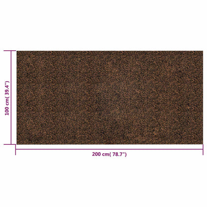 Rullo di Sughero Marrone 200 x 100 cm Sughero e Gomma