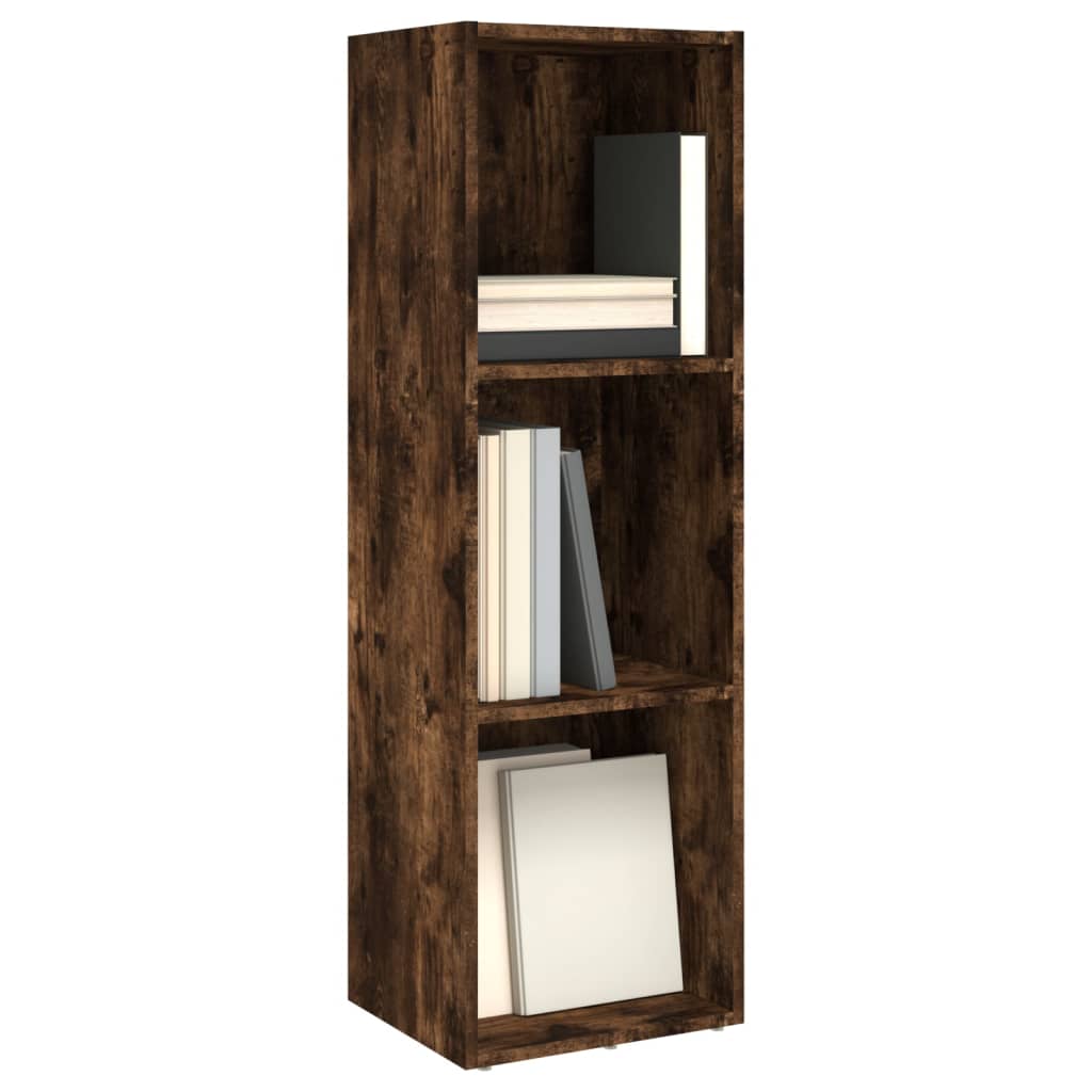 Libreria/Mobile TV Rovere Fumo 36x30x114cm in Legno Multistrato