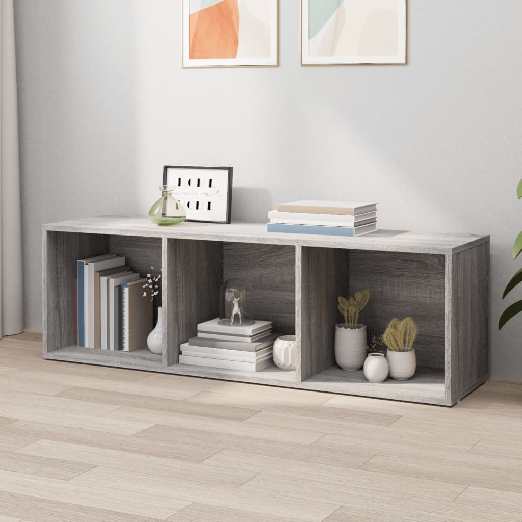 Libreria/Mobile TV Grigio Sonoma 36x30x114 cm Legno Multistrato