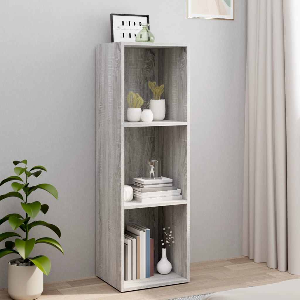 Libreria/Mobile TV Grigio Sonoma 36x30x114 cm Legno Multistrato