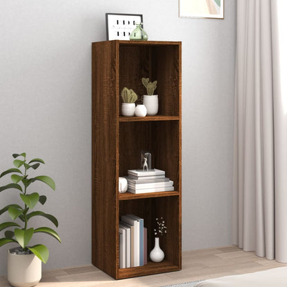 Libreria/Mobile TV Rovere Marrone 36x30x114cm Legno Multistrato