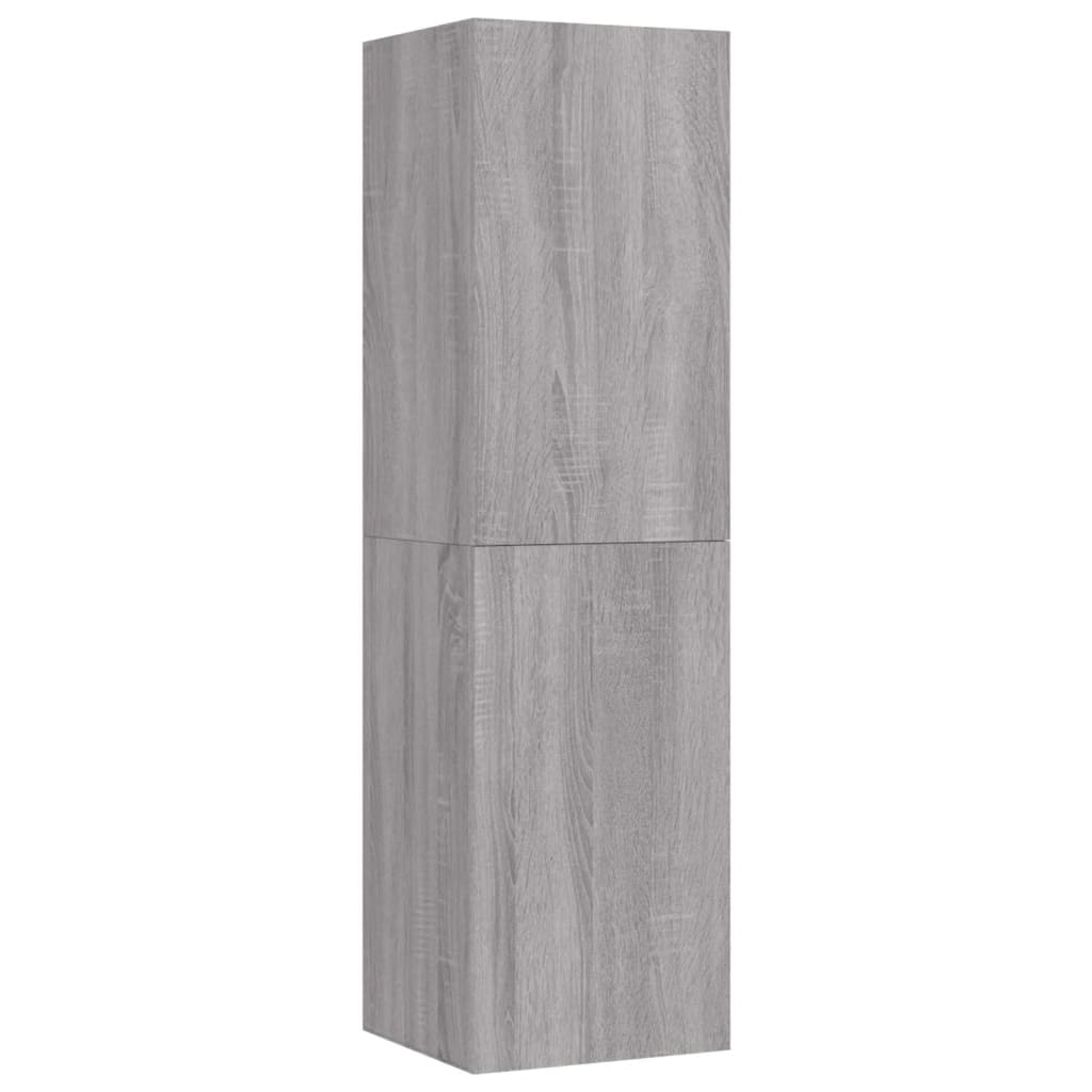 Mobile Porta TV a Parete Grigio Sonoma 30,5x30x110 cm - homemem39