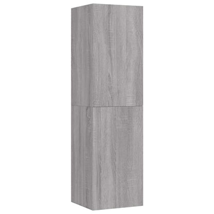 Mobile Porta TV a Parete Grigio Sonoma 30,5x30x110 cm - homemem39
