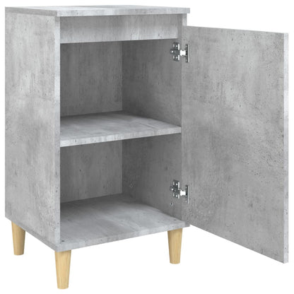 Comodini 2 pz Grigio Cemento 40x35x70 cm in Legno Multistrato - homemem39