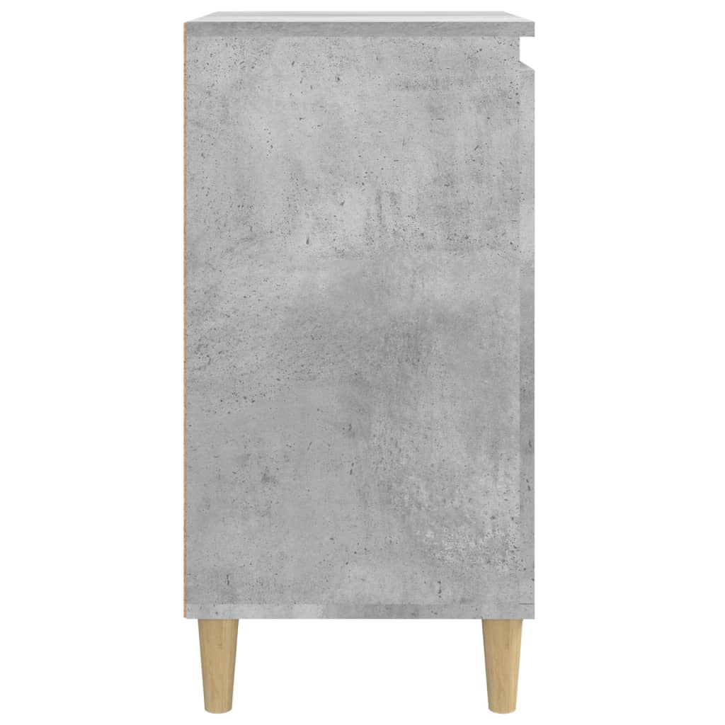 Comodini 2 pz Grigio Cemento 40x35x70 cm in Legno Multistrato - homemem39