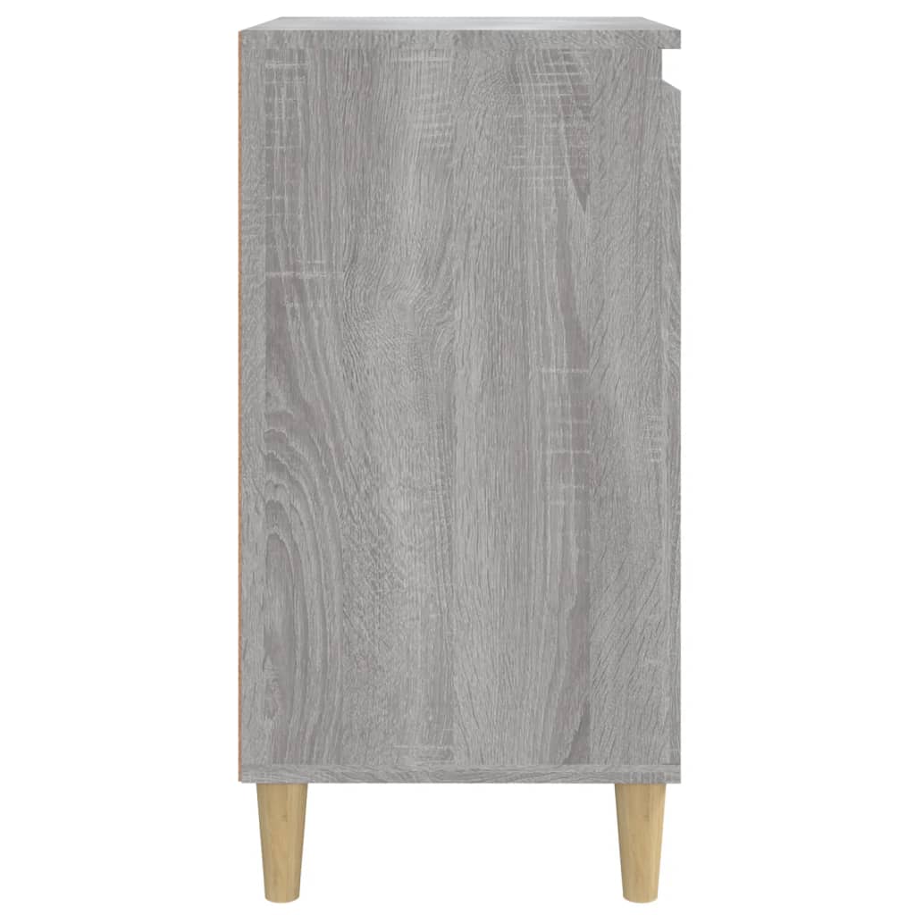 Comodino Grigio Sonoma 40x35x70 cm in Legno Multistrato - homemem39