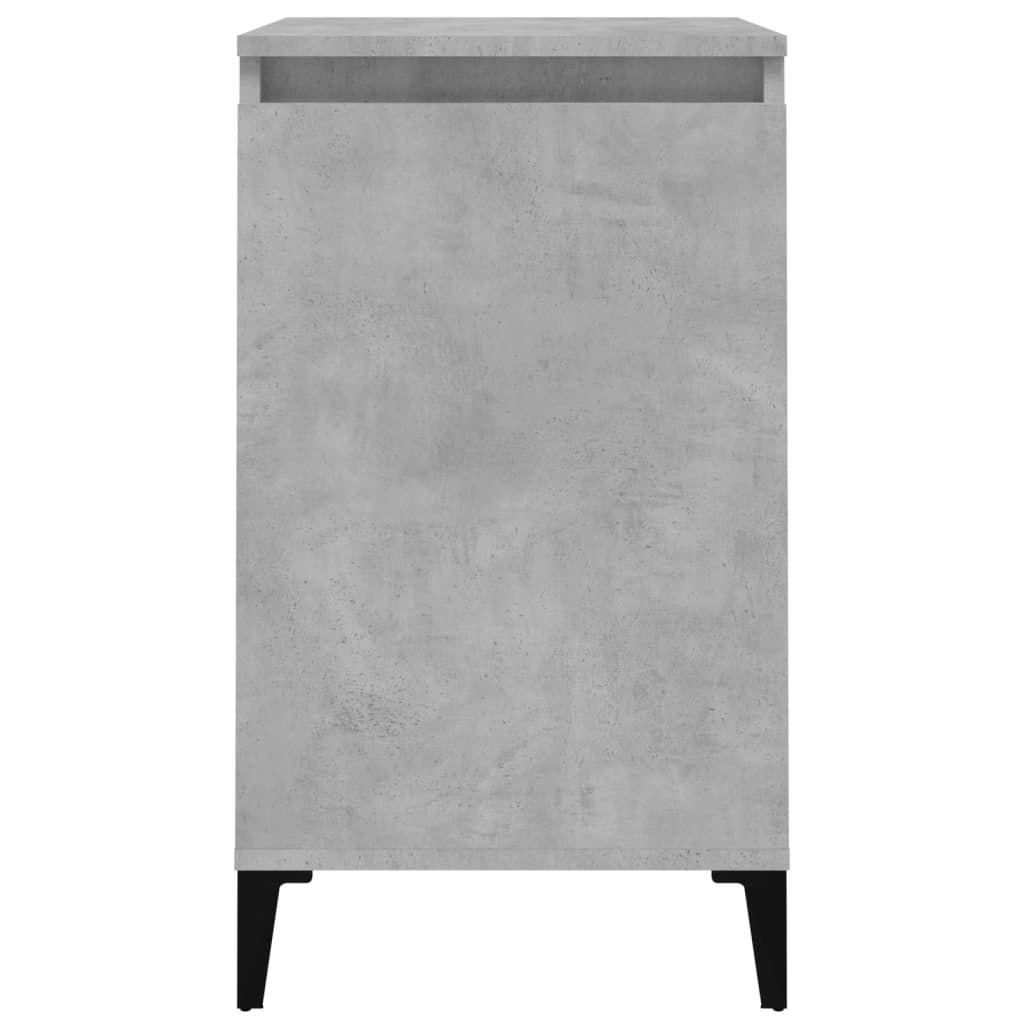 Comodini 2 pz Grigio Cemento 40x35x70 cm in Legno Multistrato - homemem39